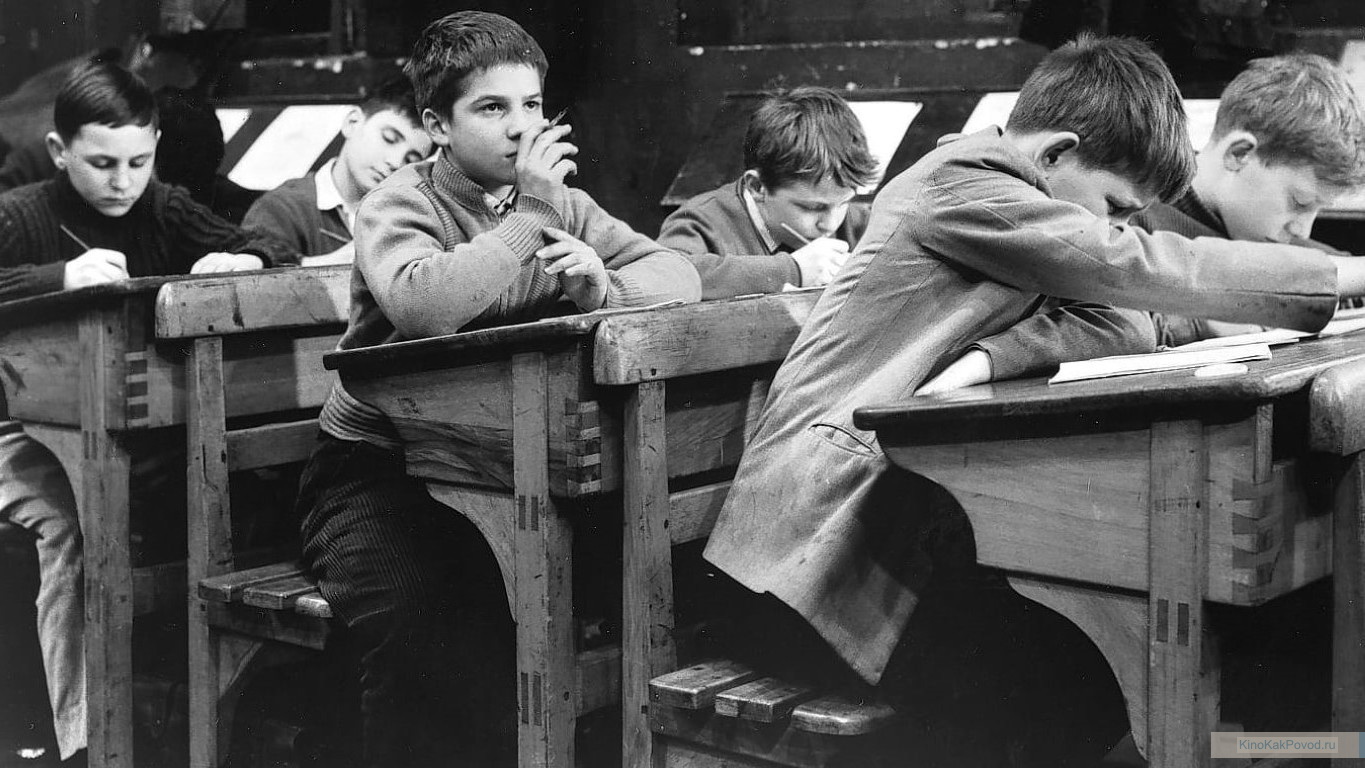 «Четыреста ударов» - «Les quatre cents coups»  (Франсуа Трюффо, 1959) - Жан-Пьер Лео - фильм (фото, кадр)