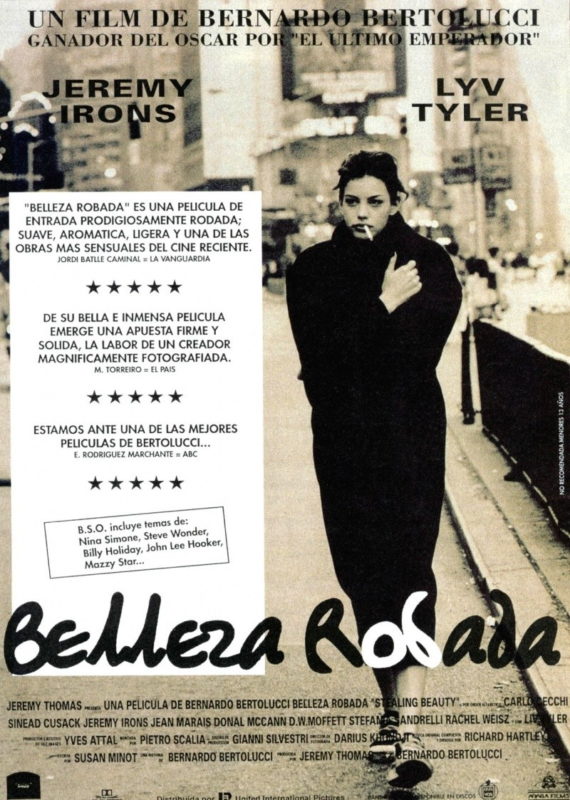 «Ускользающая красота» - «Stealing Beauty»  (Бернардо Бертолуччи, 1996) - Лив Тайлер - фильм (постер)